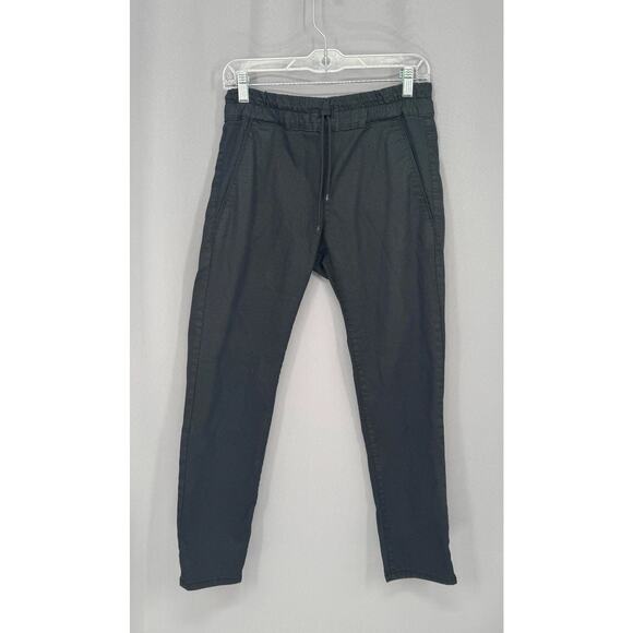 Flog Pants Womens 29 Elastic Waist Drawstring Crop Lightweight Casual Israel - Picture 1 of 14